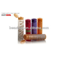 cosmetics soft tube with flip top cap tube colored tube